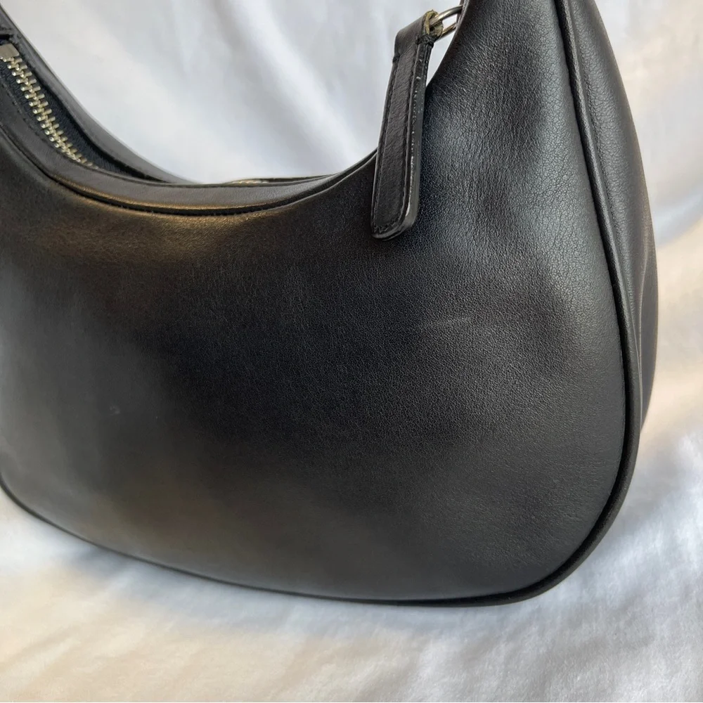 SOLD 🔴 Coach bag zoe 9593 black leather bag vintage RARE shoulder bag - Picture 14 of 17